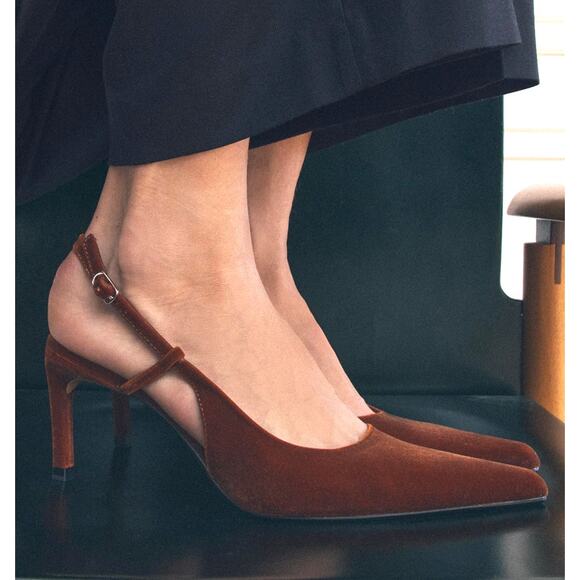 RARE!!! ZARA Heeled Slingbacks NWT LAST ONE!!! - Picture 4 of 15